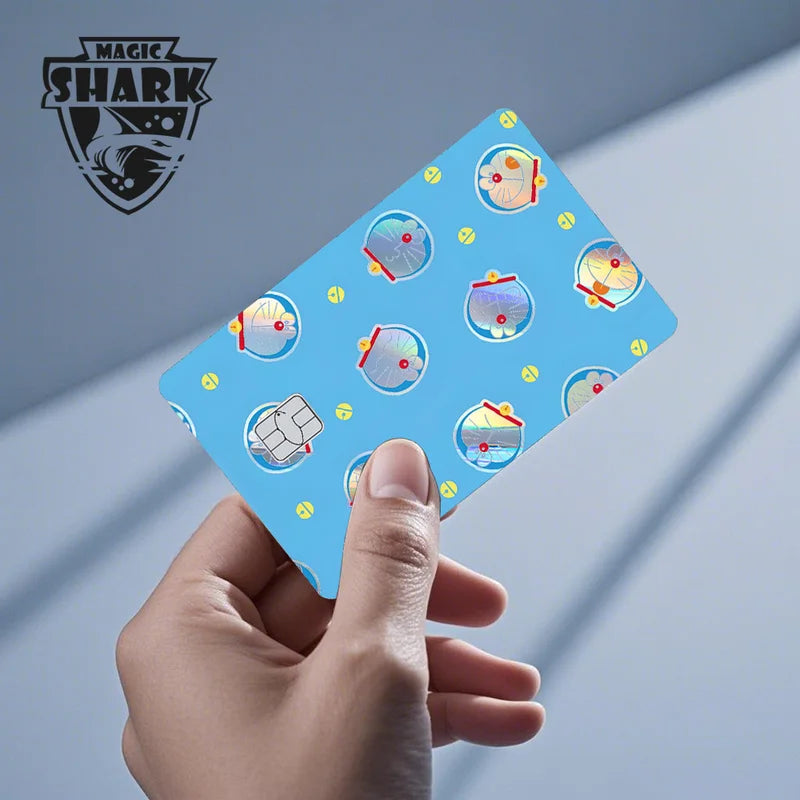 Holographic Cartoon Card Sticker Film Skin for Debit Credit Bank Cards