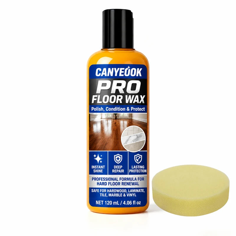 120ml Natural Wood Floor Wax - High-Gloss Finish & Scratch Protection