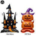 Large Haunted House Skeleton Skull Coffin Halloween Foil Balloon Party Decoration