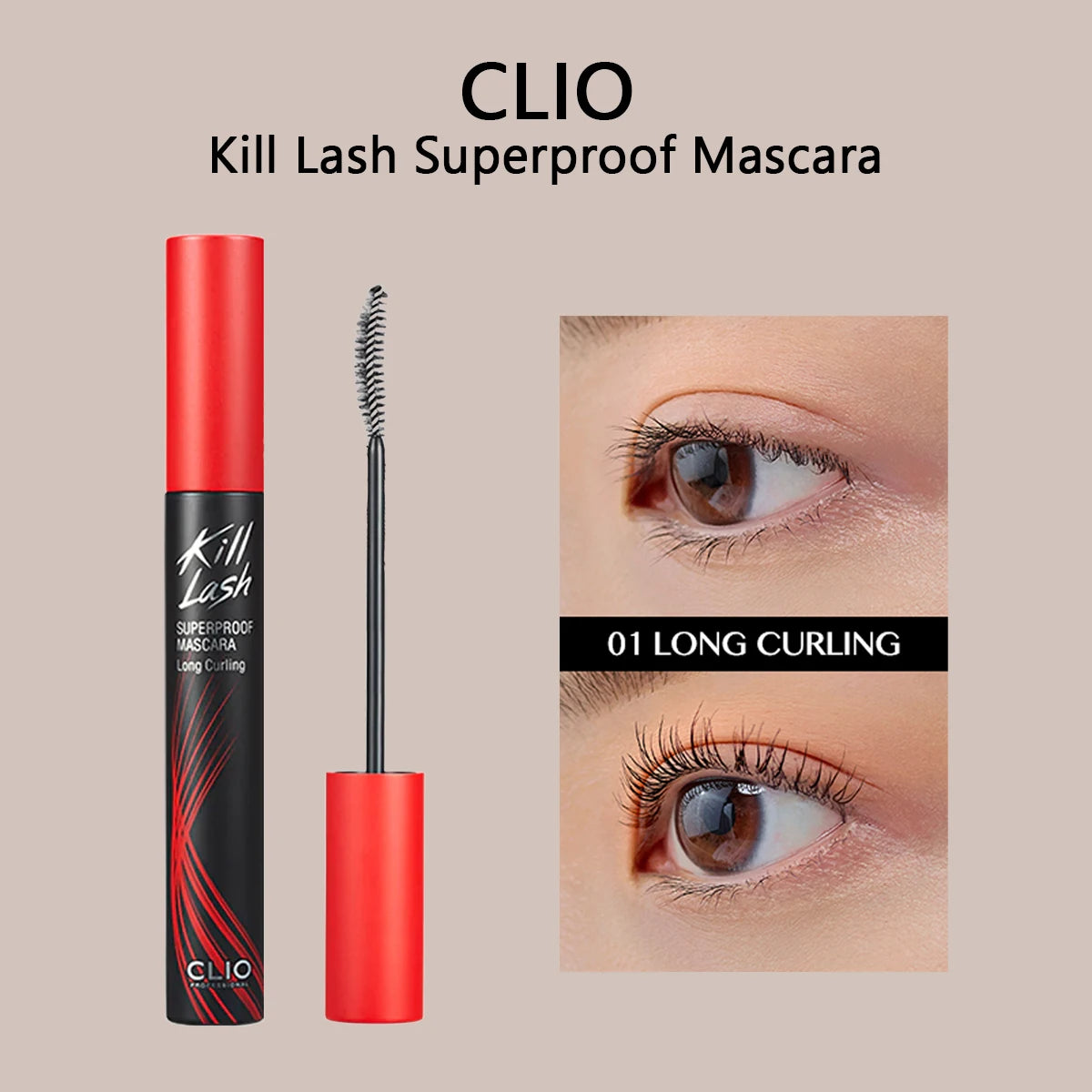 Volumizing Waterproof Mascara for Defined, Clump-Free Lashes - Korean Cosmetic
