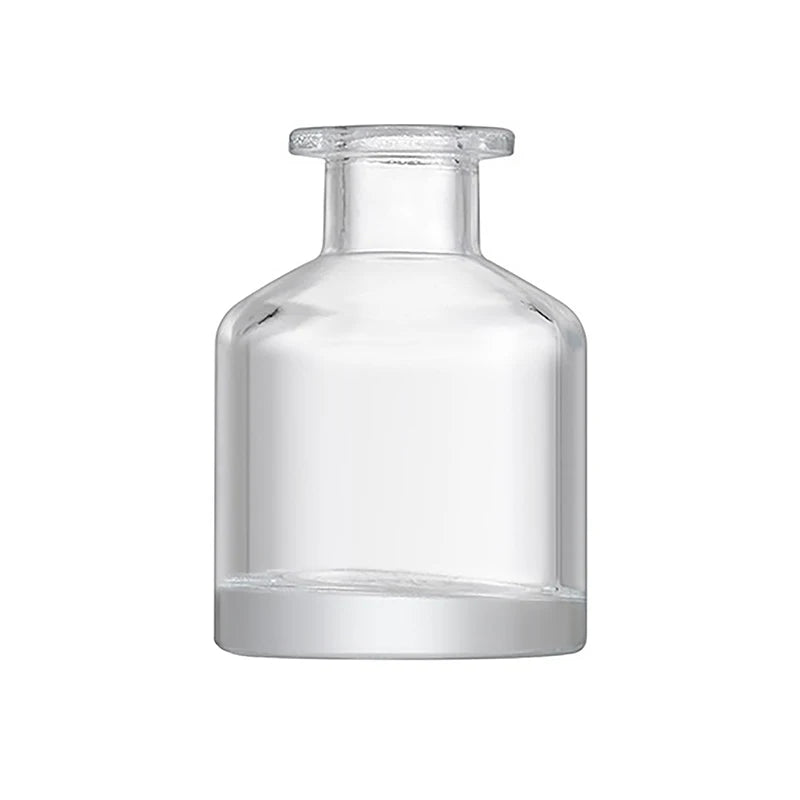 50ml Glass Fragrance Diffuser Bottle with Rattan - Air Purifying Aromatherapy for Home & Office