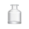 50ml Glass Fragrance Diffuser Bottle with Rattan - Air Purifying Aromatherapy for Home & Office