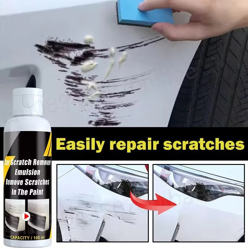 Car Scratch Remover & Paint Care Kit - Auto Swirl & Scratch Repair Polishing