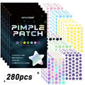 Star-Shaped Multi-Color Acne Patches - Gentle, Non-Irritating Cover for Blemishes