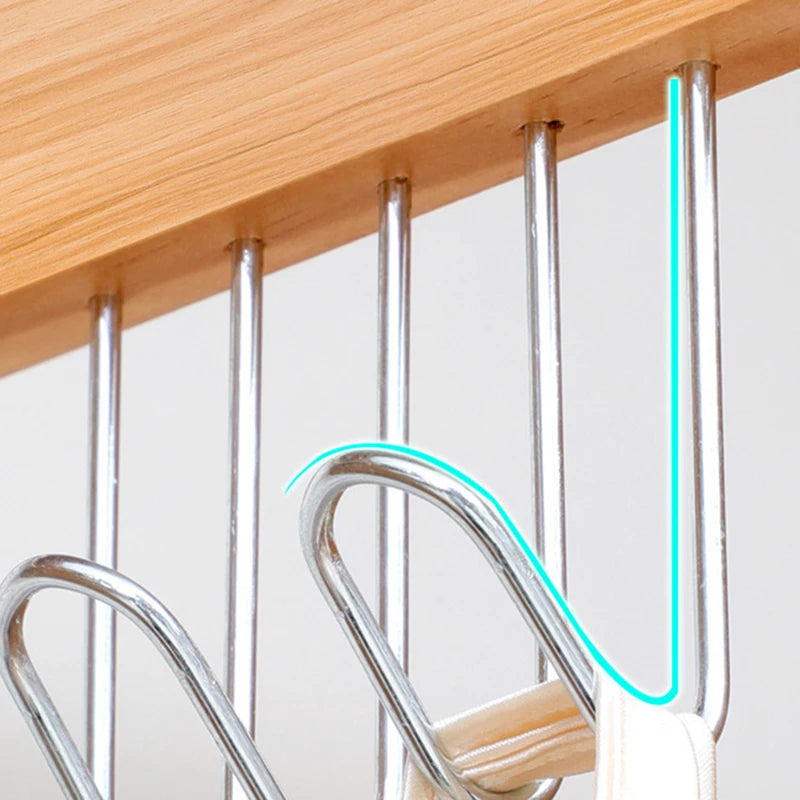 Multi-Functional Hook Hanger for Belts Ties Scarves & Accessories - Space Saving Wardrobe Organizer