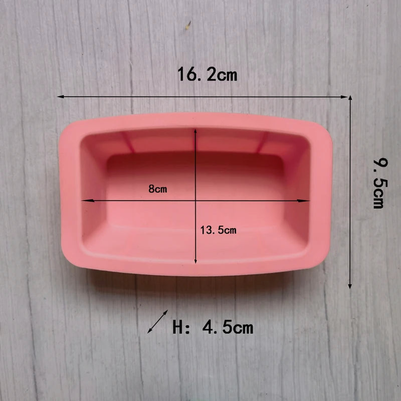 Mini Rectangular Silicone Cake Mold for Baking Bread and Cheese Cakes