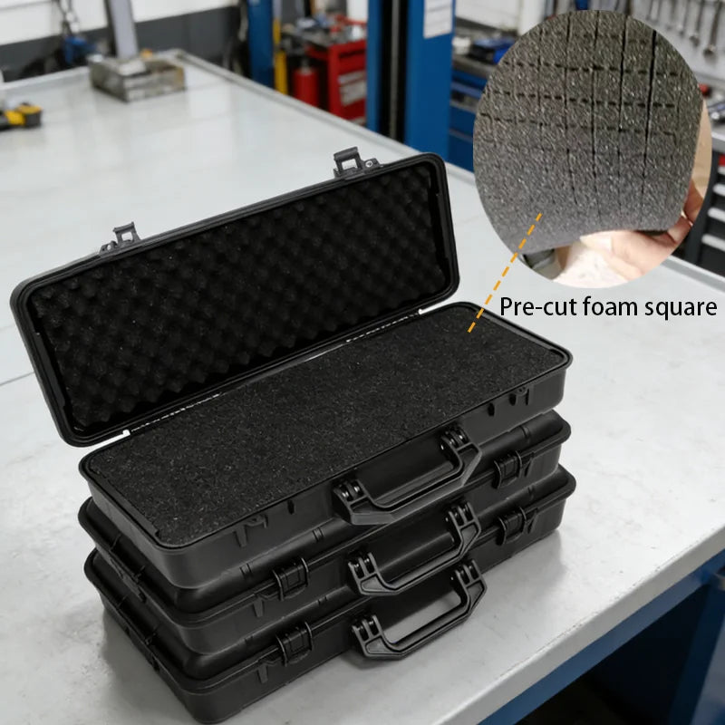 Waterproof Hard Carry Case with Foam Insert for Tools & Equipment - Impact Resistant Organizer