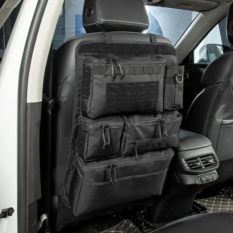Multifunctional Luggage Organizer and Storage Bag for Car Rear Seats - Hanging Rear Seat Storage