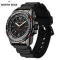 Men's Solar-Powered Digital Military Watch Waterproof 50M Sport Wristwatch