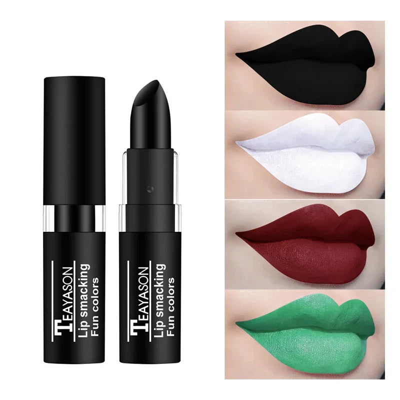 Long-Lasting Waterproof Lipstick with Matte Finish - Multiple Colors