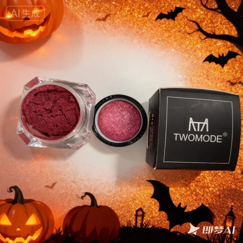 Red Eyeshadow Powder - High Pigmentation, Smudge-Proof, Easy Blend, Water-Resistant, 3g