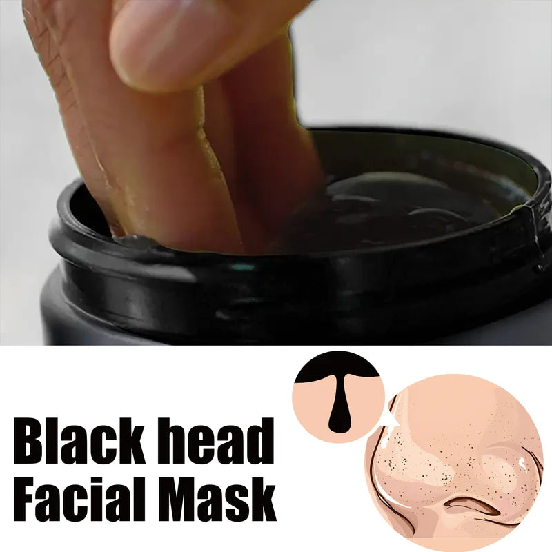 Blackhead Peel Off Mask with Bamboo Charcoal for Deep Cleansing & Pore Shrinking