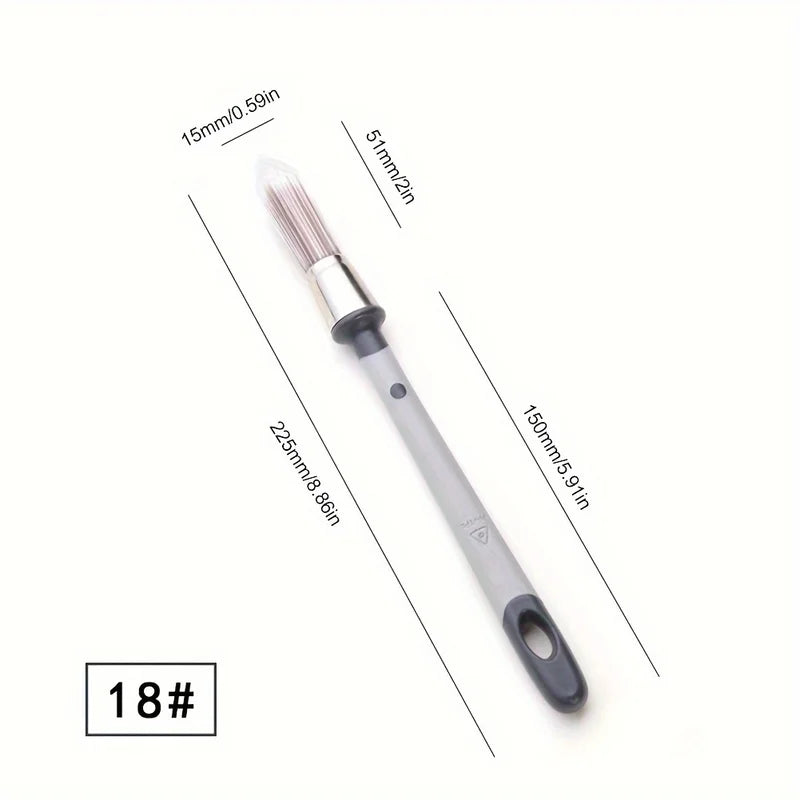 Small Paint Brush Set for Walls and Edges - Durable & Easy to Use