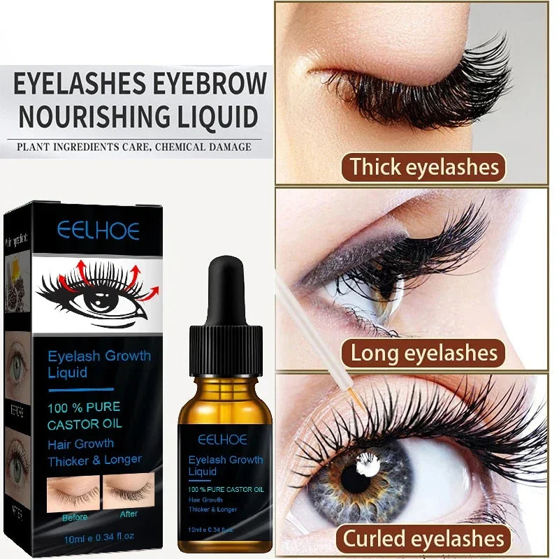 Eyelash Growth Serum Lengthen & Thicken Natural Curl Lash Enhancer 7Days