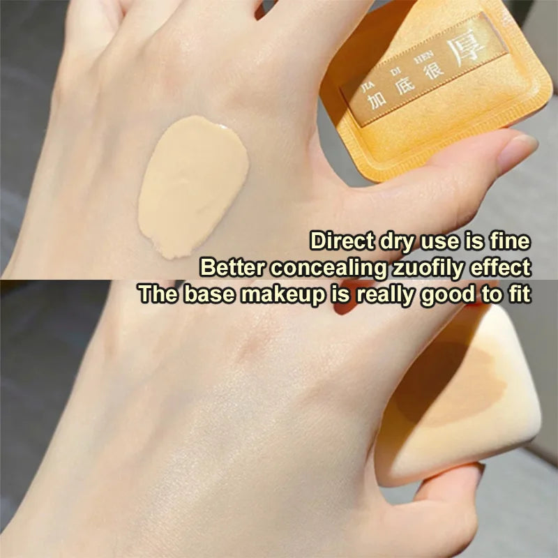 Ultra-Thick Makeup Sponge Puff Set for Foundation and Powder - Soft Face Cosmetic Tools