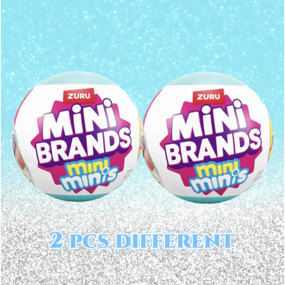 Mini Brands Fill the Fridge Miniature Collectible Toy Set – Surprise Mini Food & Kitchen Items
