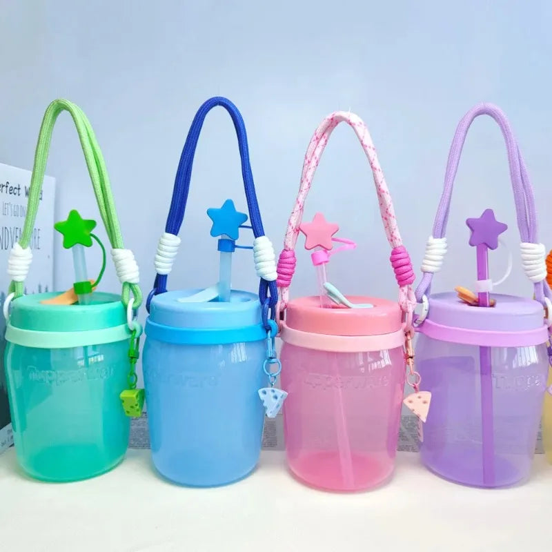 Universal Silicone Water Bottle Handle Strap - Portable Carrier for 8-40oz Bottles, Hiking & Camping Accessory