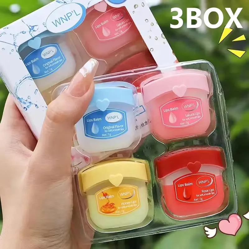 Fruit Series Lip Balm Set - Moisturizing, Refreshing, Non-Sticky, Multiple Quantities