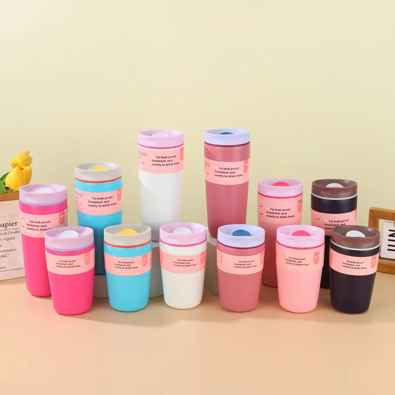 Insulated Stainless Steel Travel Cup - Leak-Proof, Double-Walled, 300-600ml