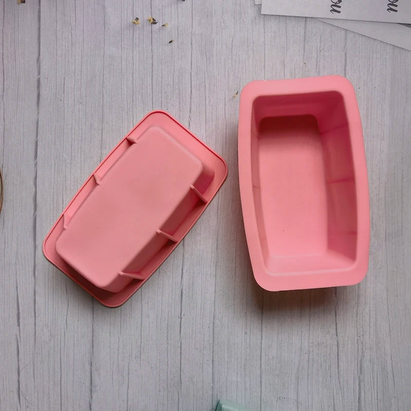 Mini Rectangular Silicone Cake Mold for Baking Bread and Cheese Cakes
