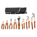 8-Piece Pliers Set High Carbon Steel Includes Groove Joint Long Nose & Linesman Pliers