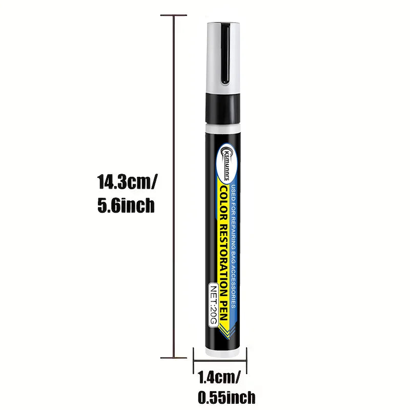 Quick-Drying Protective Coating Pen for Metal Railing Rust Prevention - Black Matte Finish