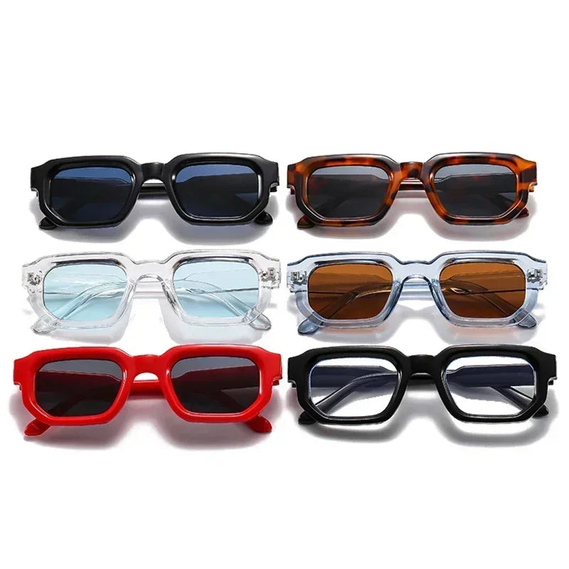 Square Sunglasses for Women & Men UV400 Retro Fashion Shades