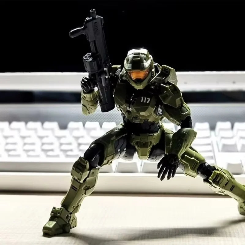 18cm Action Figure Sierra 117 John Reclaimer Mk VI Collectible Toy - Super Soldiers