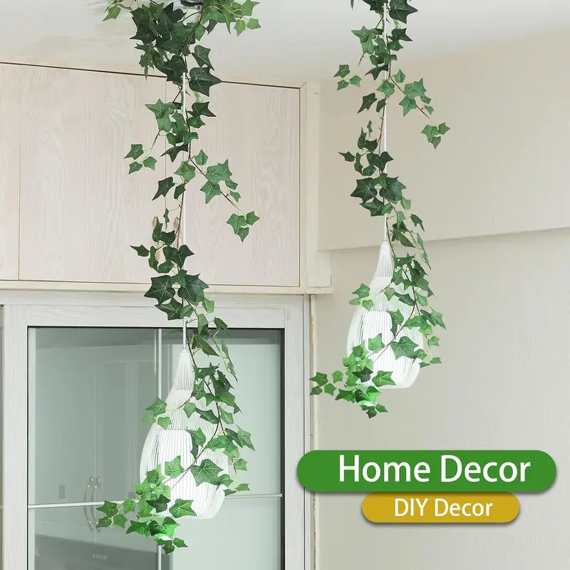 Artificial Ivy Garland 1.8m - Fake Greenery Vines for Home & Wedding Decor