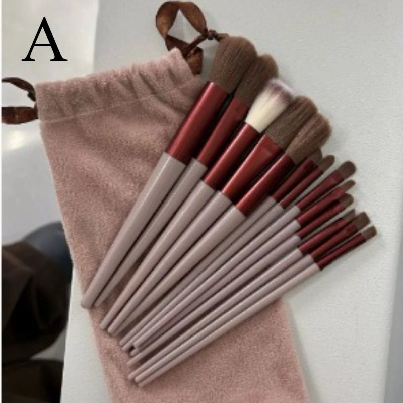 Professional Makeup Brush Set - Soft Fluffy Cosmetic Brushes for Face & Beauty - 13 Pieces