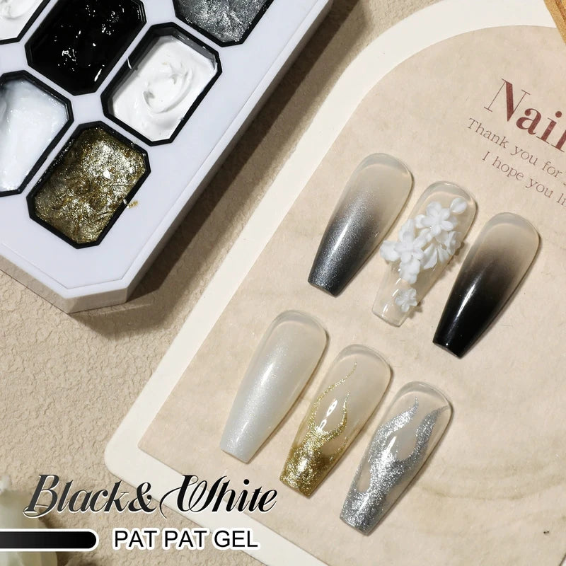 Solid Color Nail Gel Polish - Long-Lasting Shiny Finish for DIY & Salon Use