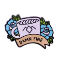Twin Peaks Enamel Pin Horror TV Drama Brooch - Metal Badge for Jackets & Backpacks