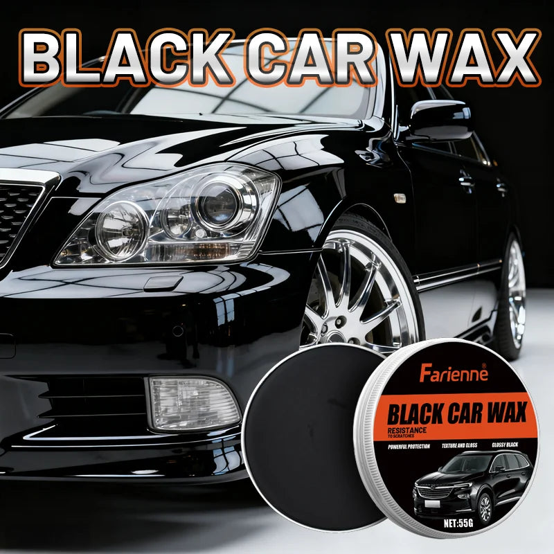 Black Car Wax 55g Nano Polishing Paste Scratch Repair & Hydrophobic Coating