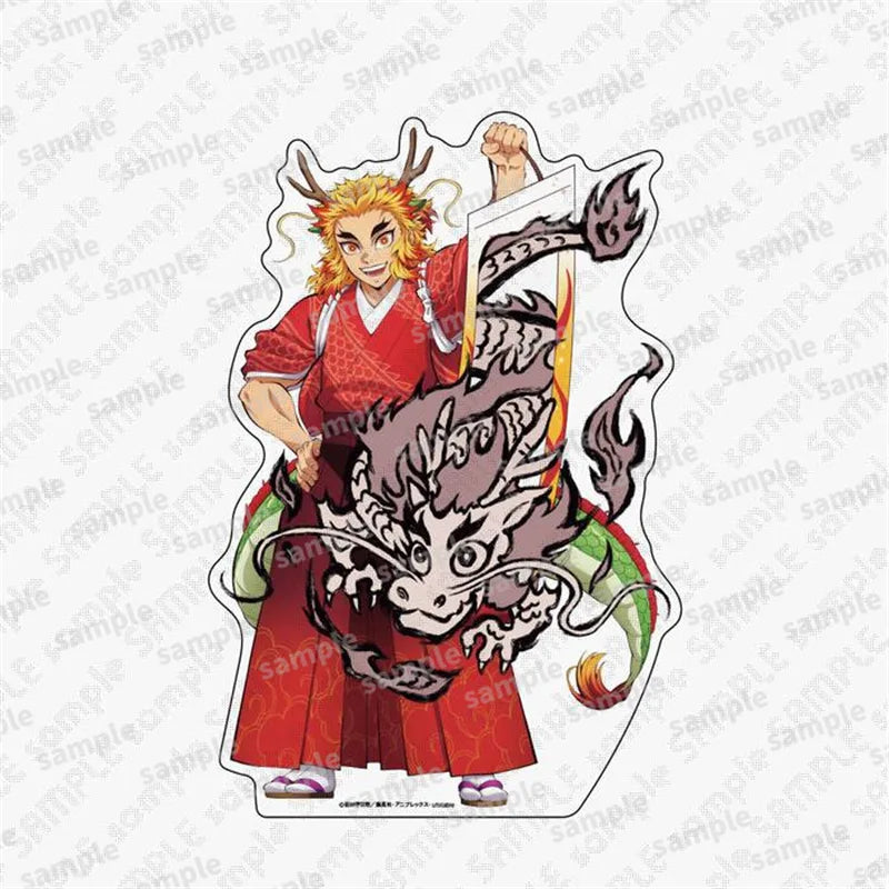Anime Acrylic Stand Figure Collection - Demon Slayer Kimetsu No Yaiba Desktop Decor