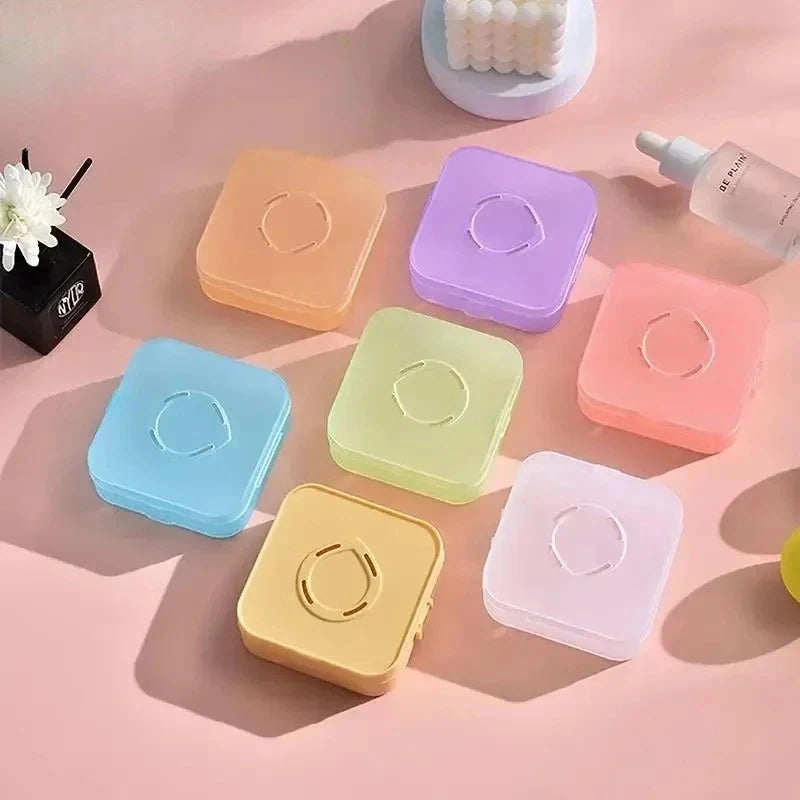 Portable Makeup Puff Organizer Box for Powder Sponge BB Cream - Breathable & Reusable