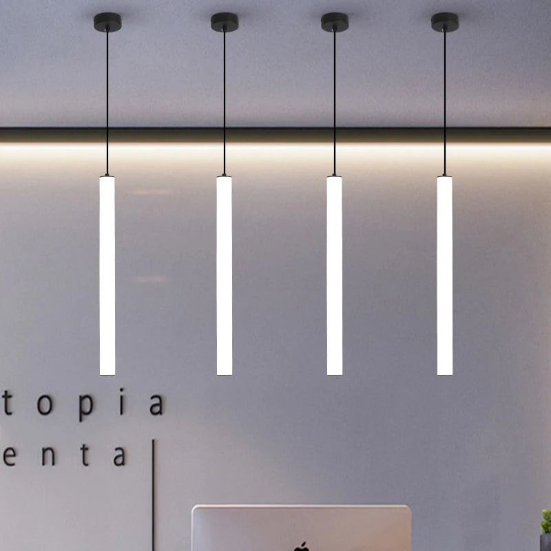 Minimalist LED Pendant Light Fixture for Living Room & Bedroom Ceiling