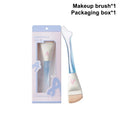 Ultrathin Makeup Brush Set with Powder Puff and Sponge - Flawless Finish