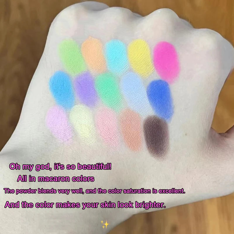 15 Shades Eyeshadow Palette - Waterproof Matte Shimmer Metallic Neutral & Bold Colors