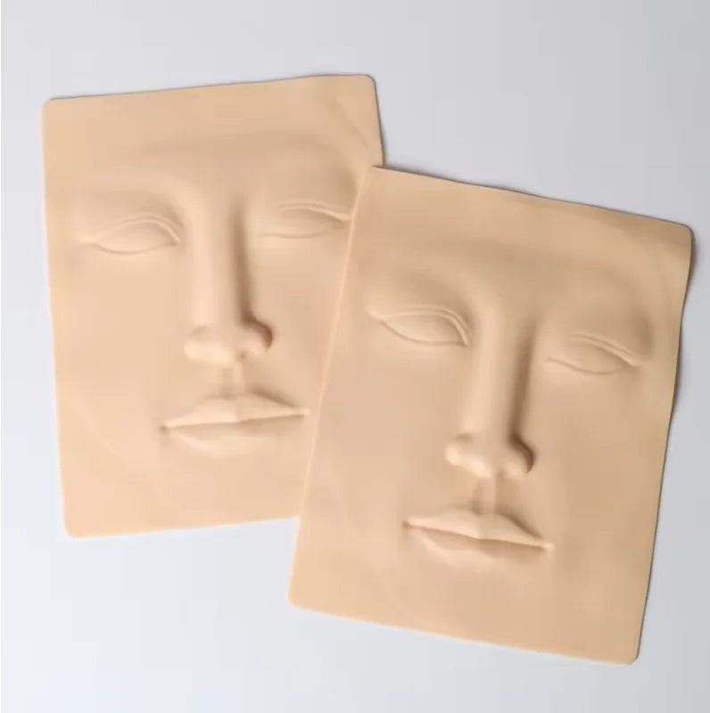 Tattoo Practice Skin Faux Leather for Eyebrows Eyes Lips Nose Full Face Set