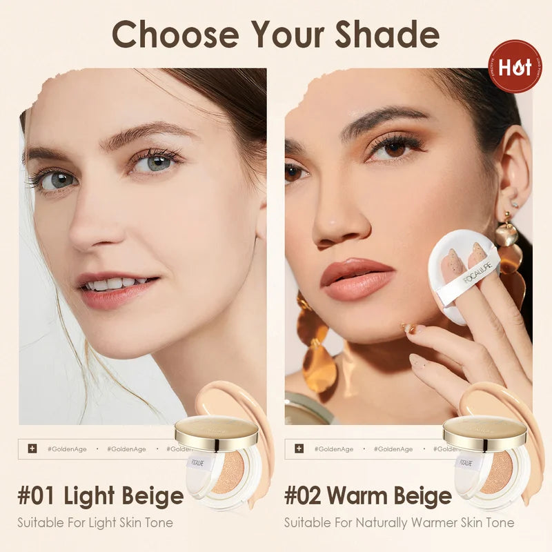Waterproof Matte Foundation with Poreless Coverage - Full Face Makeup Cream