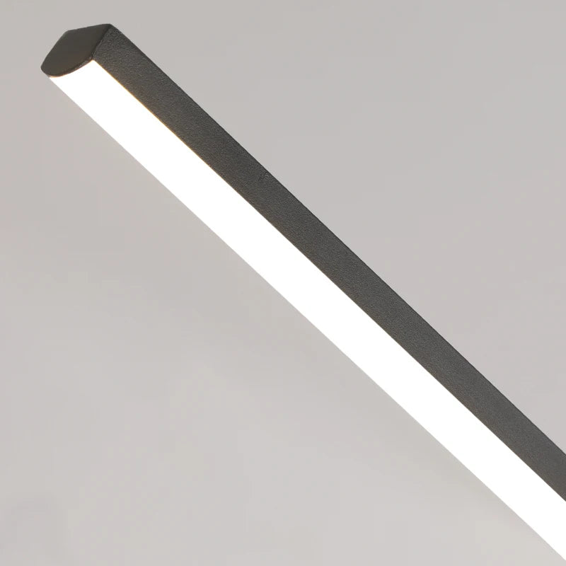 Modern Long Pendant Light for Dining Kitchen Living Room Aluminum LED Fixture
