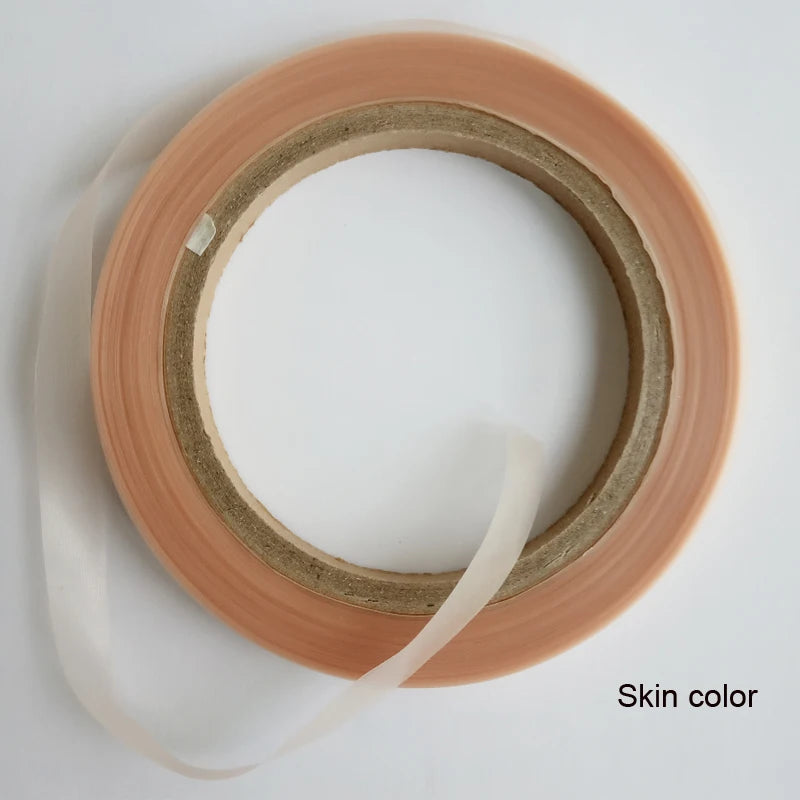 Hair Extension Tape Skin & Brown PU Glue Strips 1.0cm - Hair Extension Accessories