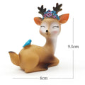 Decorative Cake Topper for Birthday Party Forest Theme Baby Deer Girl - Kids Cake Decoration
