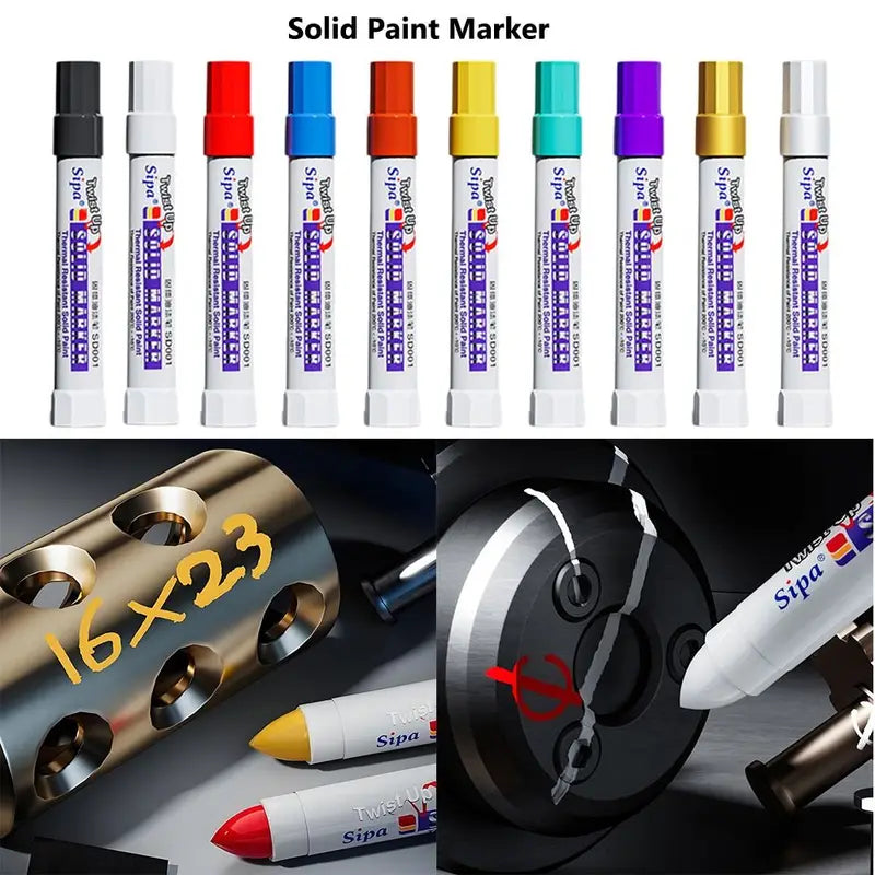 Oil-Based Paint Marker Pen High Temperature Waterproof Art & Craft Tool
