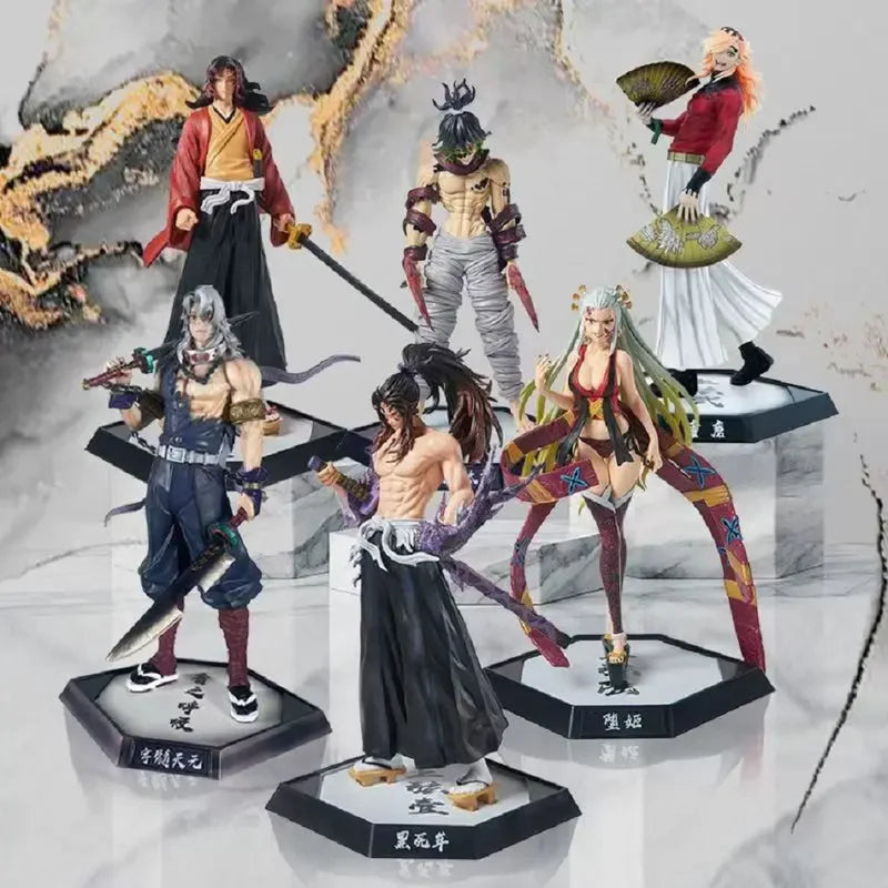Anime Demon Slayer Action Figure Collection - Kamado Tanjirou Nezuko Inosuke PVC Toy Set