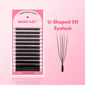 Eyelash Extension Cases Set - U Shape 3D-6D Fiber Faux Cils High Quality