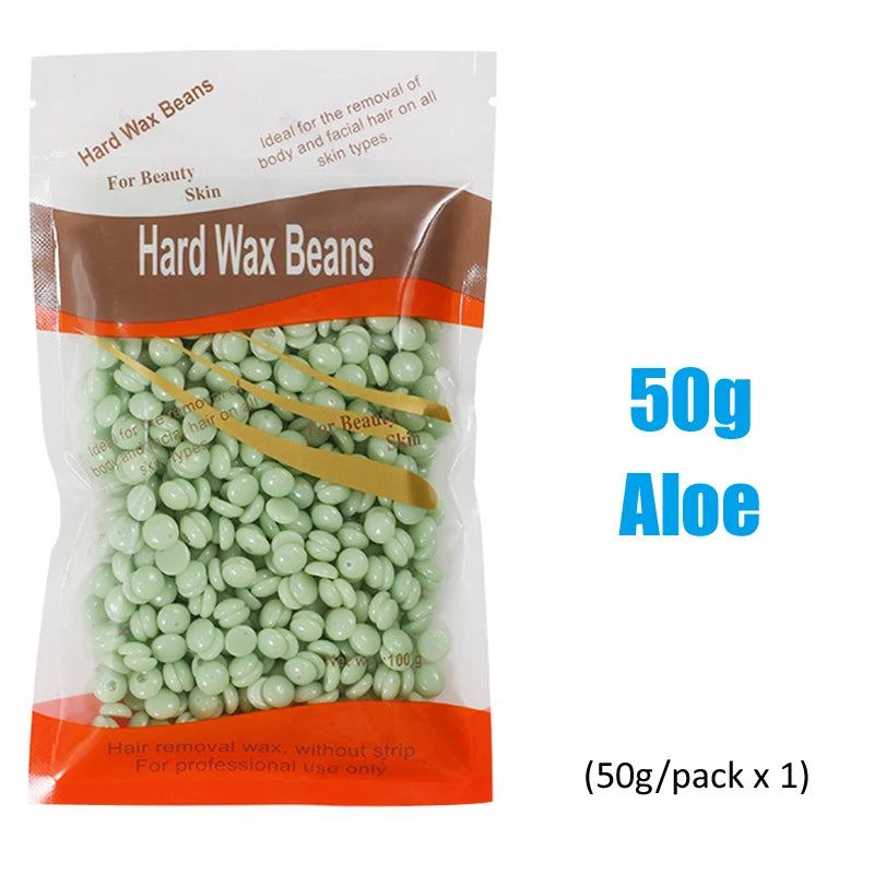 1000g Painless Wax Beads for Body Face Bikini Hair Removal - Hard Wax Beans