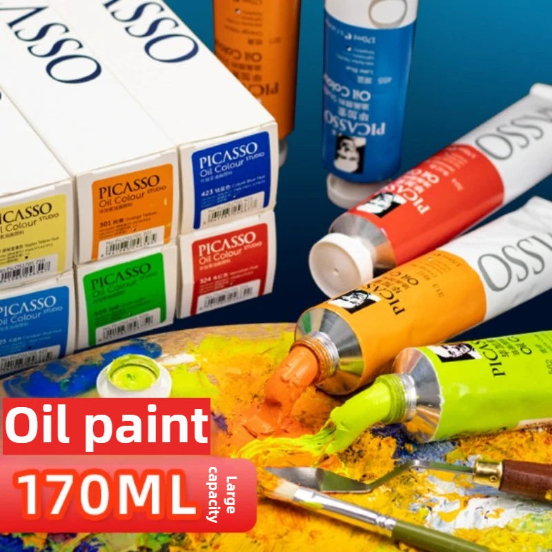 High Saturation Oil Paint Set for Artists and Students - 170/50ml Capacity