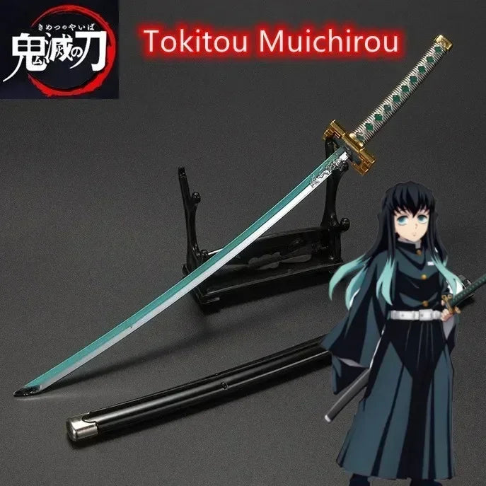 10-Inch Metal Demon Slayer Katana Toy Sword - Kimetsu No Yaiba Collectible Gift
