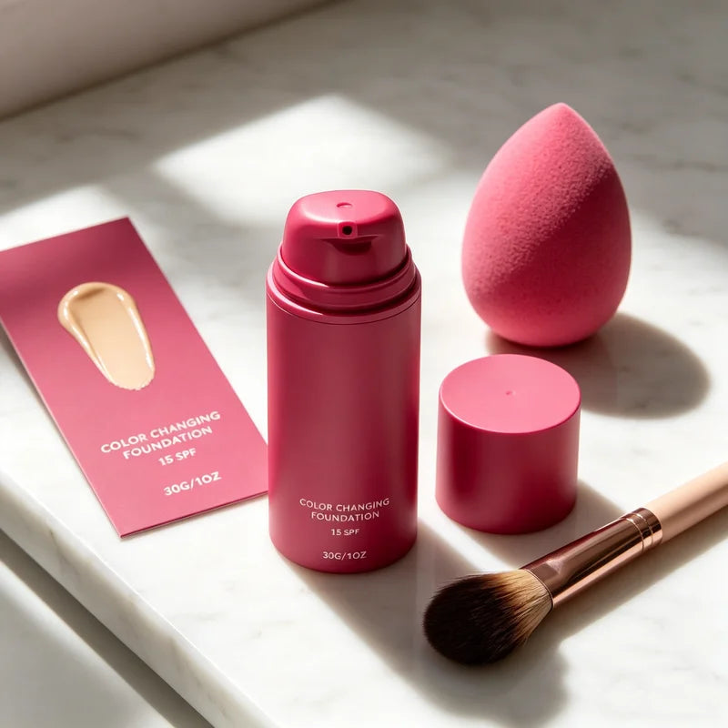 Full Coverage Liquid Foundation SPF 15 for Darker Skin - Moisturizer & Concealer